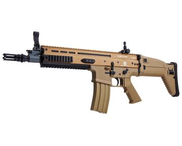 Cybergun FN SCAR-L Airsoft AEG Rifle - TAN (Metal Version, CM063) - by CYMA 0