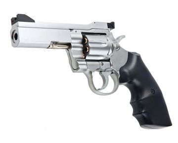 Tokyo Marui Python PPC Custom Spring Revolver 4 inch - Stainless Silver 0