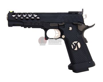 AW Custom HX25 Series Full Metal Competition Ready Gas Blowback Pistol - Black