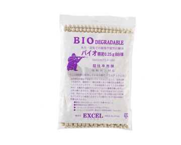 Excel Bio-Degradeable 0.25g 6mm BBs 1500 rounds 