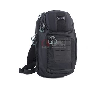 SOG Evac Sling 18 Backpacks - 18L Sling Bag with Molle (Black)