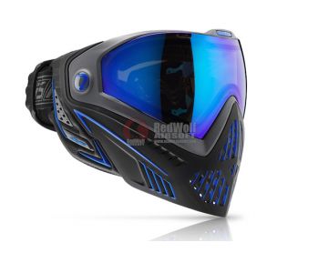 Dye Precision i5 Full Face Airsoft Mask Goggle System STORM - Black / Blue