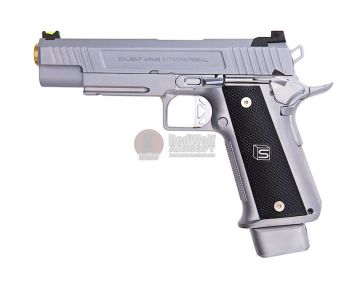 EMG SAI Hi Capa 5.1 GBB Airsoft Pistol - Silver (by AW Custom)