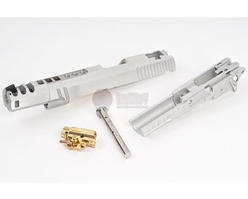 Gunsmith Bros CNC Aluminum Infinity Hero Standard Kit Set for Tokyo Marui Hi Capa 5.1 - Silver