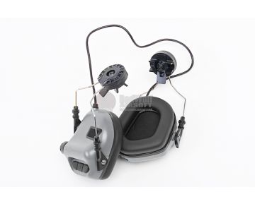 Earmor Hearing Protection Ear-Muff Helmet Version - Gray