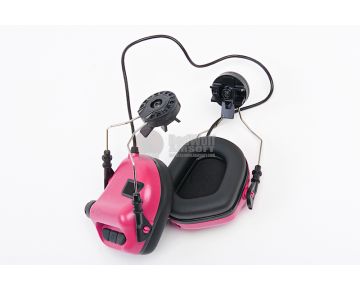 Earmor Hearing Protection Ear-Muff Helmet Version - Pink