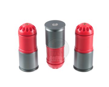 MAG 120rds 40mm Airsoft Cartridge Box Set (3 pack) (Red)