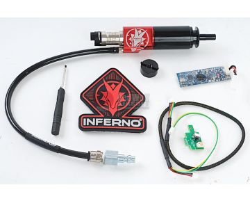Wolverine Airsoft HPA Systems GEN 2 INFERNO M249 Cylinder with Premium Edition Electronics and Bluetooth FCU