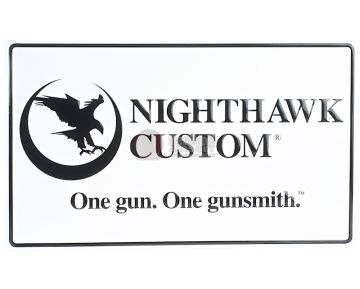 Nighthawk Custom Metal Sign (W: 24 inch x H: 18 inch) Thickness: 0.02 inch (A165)