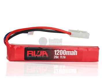 RWA 11.1V 1200mAh (20C) LiPo Rechargeable Battery (Large Tamiya)