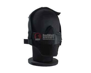 TMC Spartan Mesh Half Face Airsoft Mask (Black)