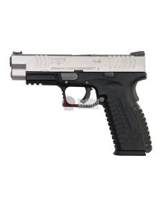 WE XDM 4.5 inch Green Gas Airsoft Pistol (Licensed by Springfield Armory) - Silver