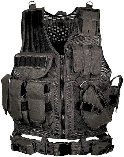 Fields Light Weight Patrol Chest Rig Harness Airsoft Vest