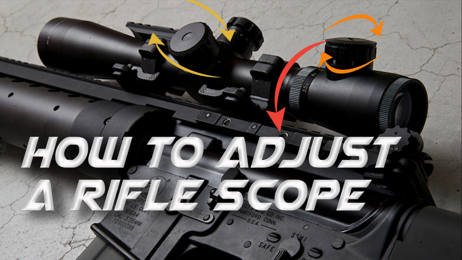 How to Adjust a Rifle Scope (for Airsoft) Redwolf Airsoft